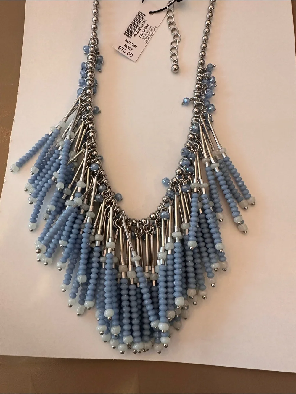 White House Black Market layered beaded